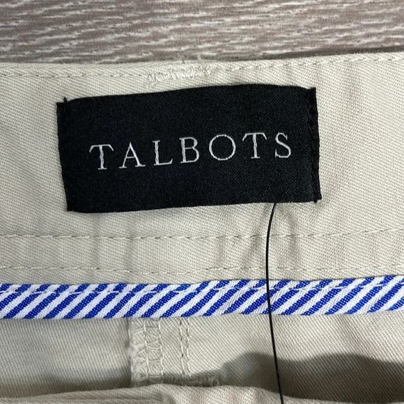 NWT Talbots Relaxed Chino Ankle Length Pants Khaki Tan 24W - Picture 13 of 16